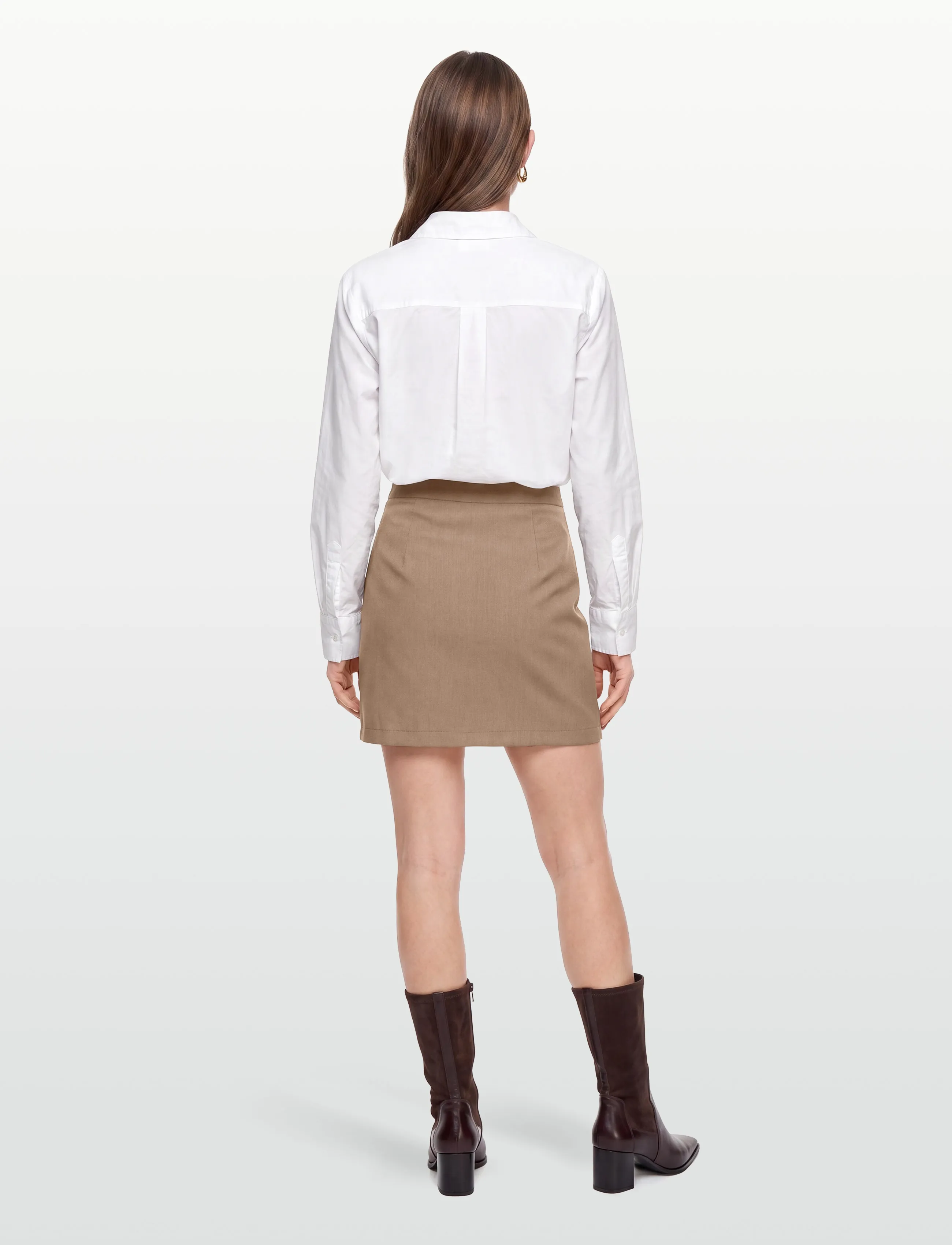 A-View - Annali skirt-1 - korta kjolar - light brown - 4
