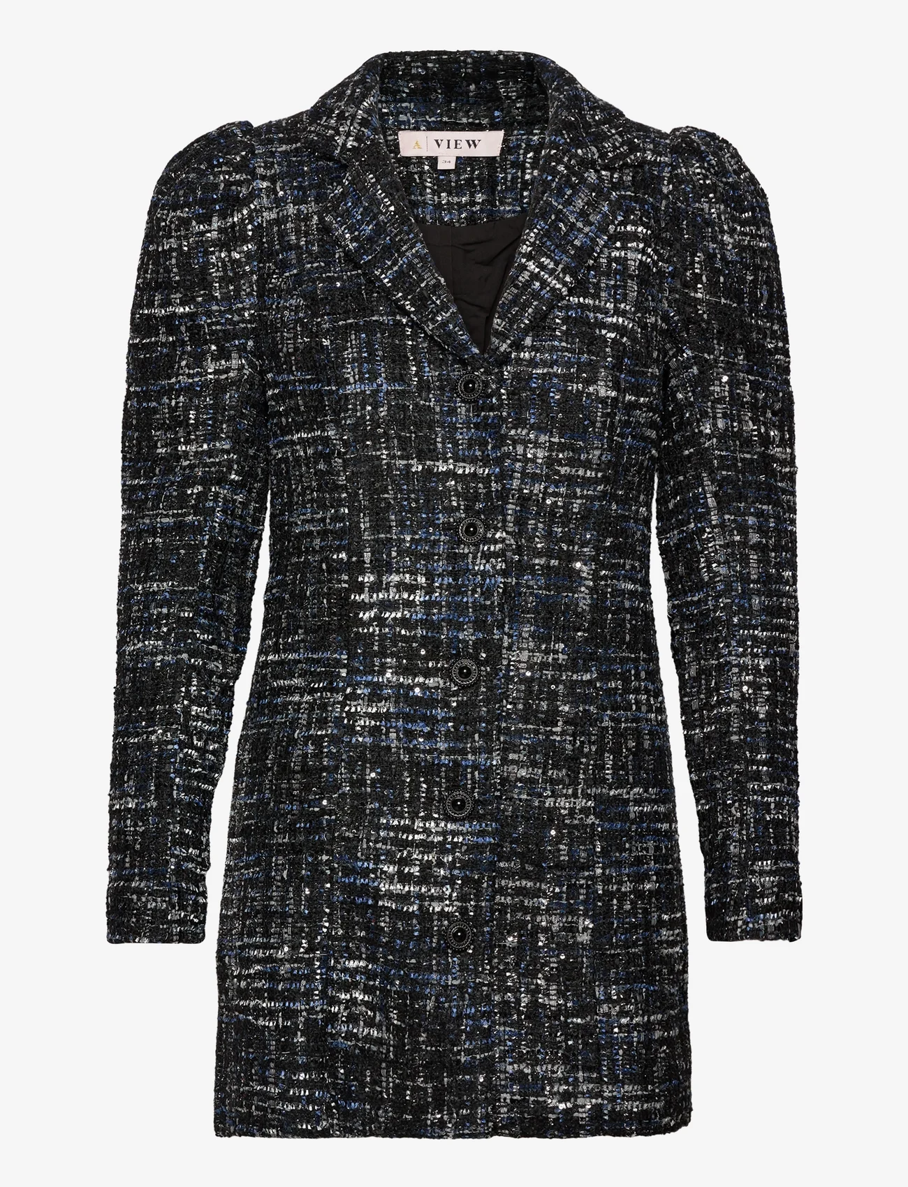 A-View - Carly bouchle blazer - vakarėlių drabužiai išparduotuvių kainomis - black/blue - 0