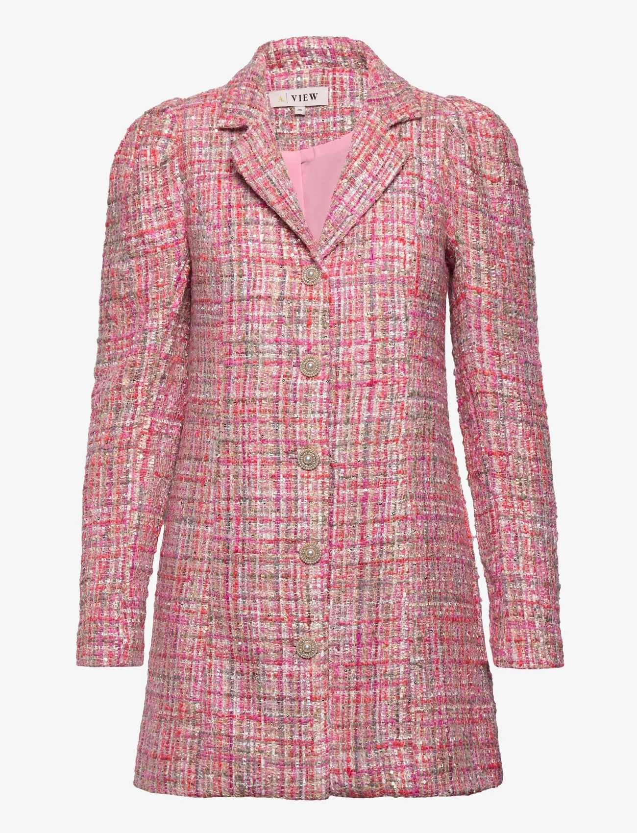 A-View - Carly bouchle blazer - festklær til outlet-priser - pink - 0