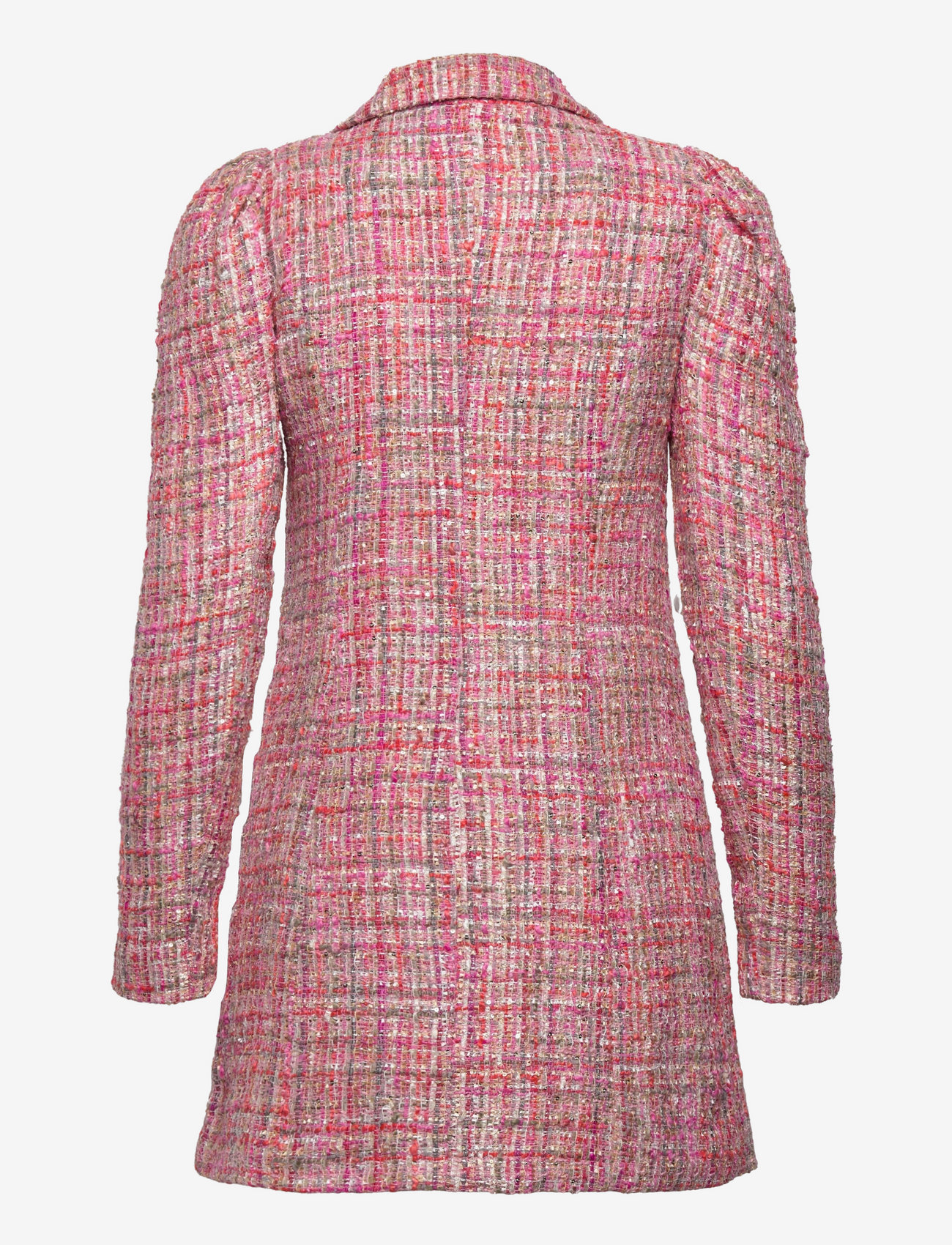 A-View - Carly bouchle blazer - enkeltradede blazere - pink - 1