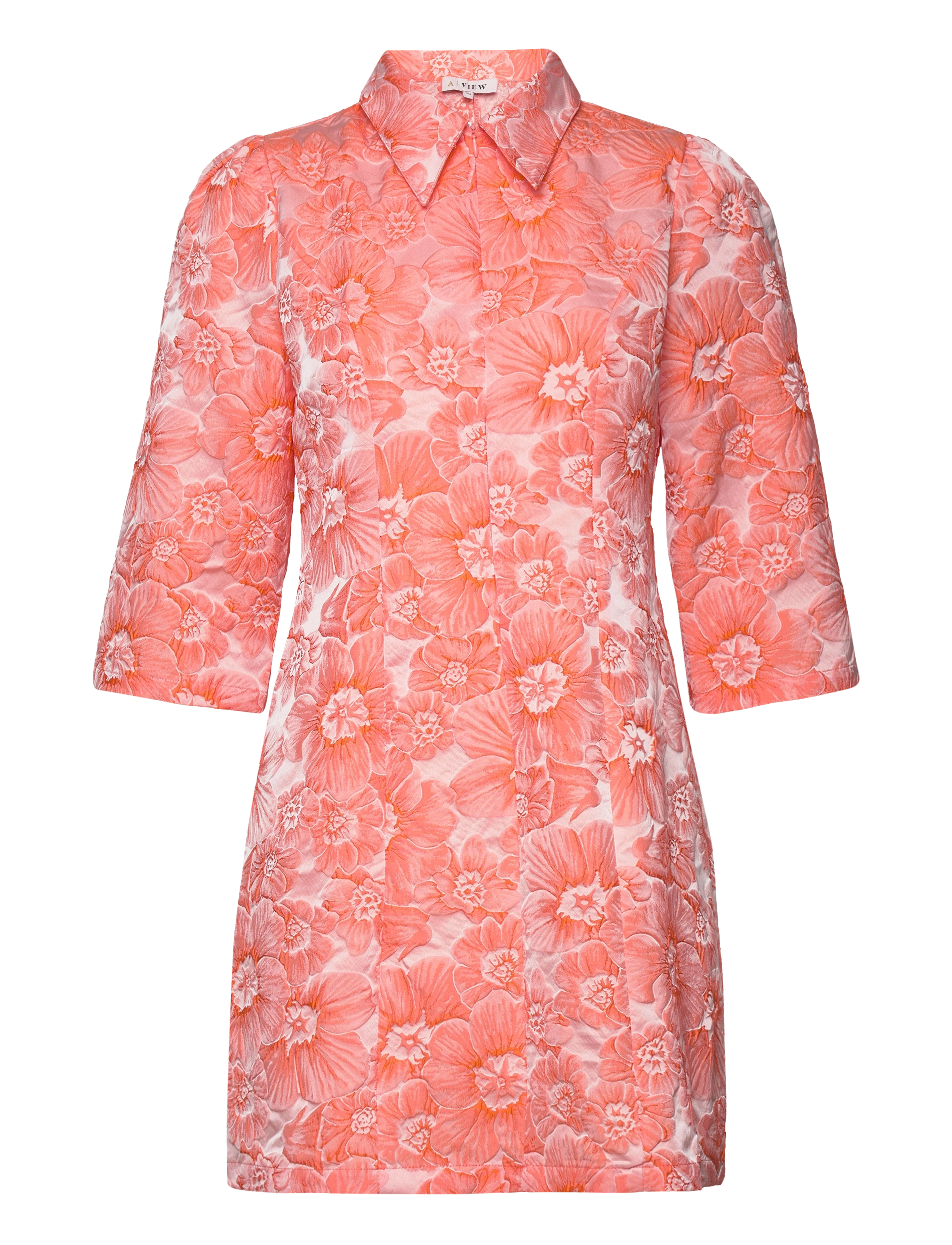 A-VIEW Stinne Kleid Coral - 34 - Damen