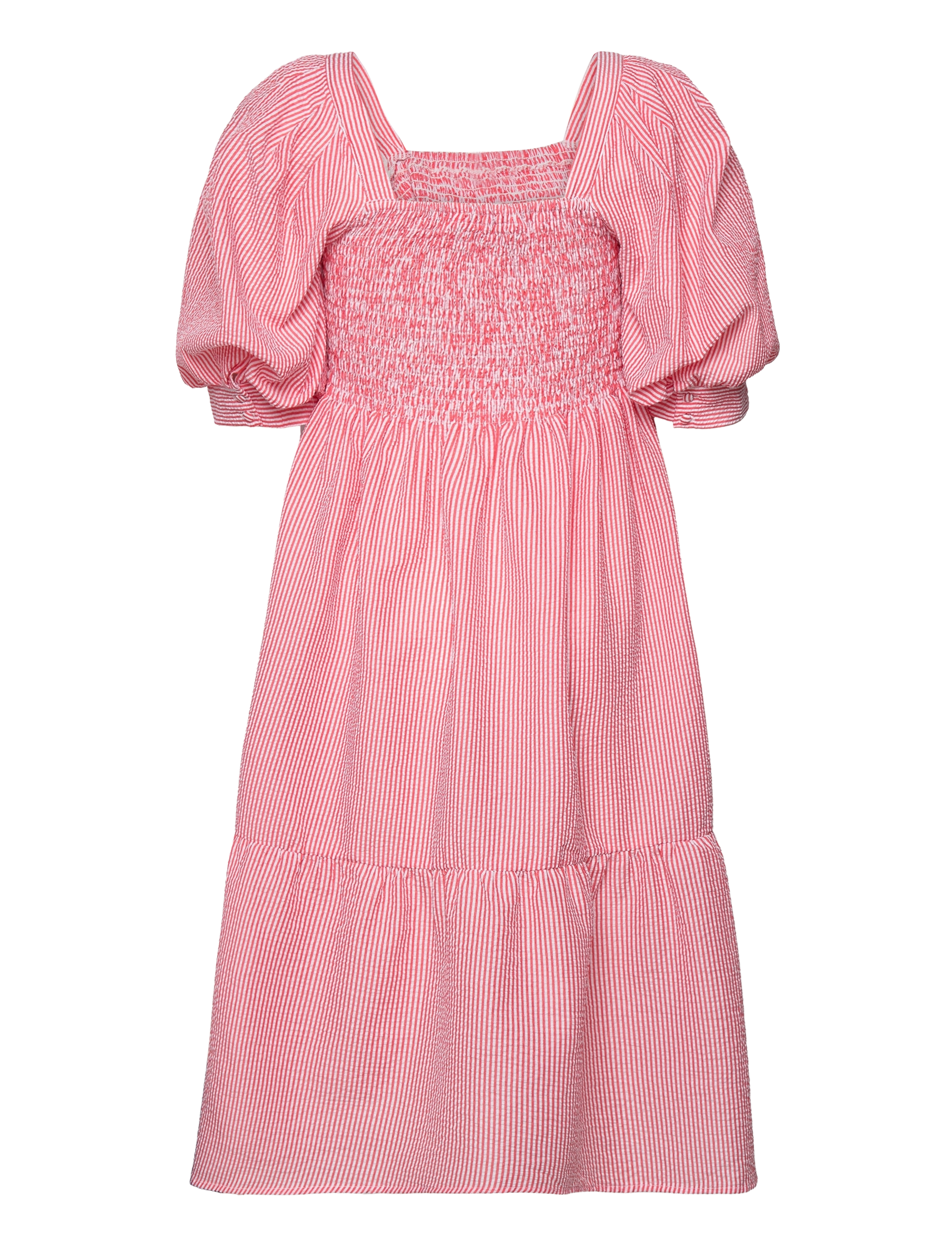 A-View - Cheri stripe dress - red/white - 1