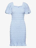 Rikko solid dress - LIGHT BLUE