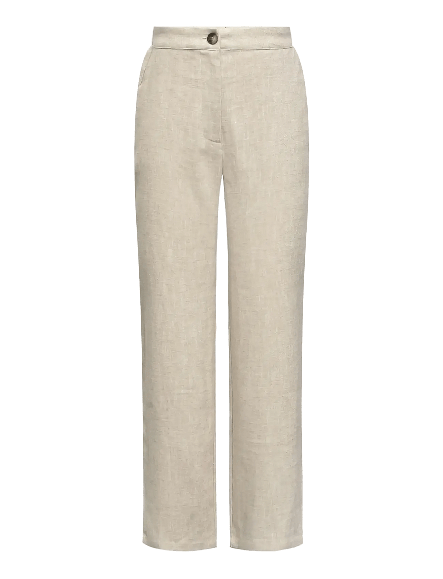 A-View - Annali linen pant - pantalons en lin - light sand - 1