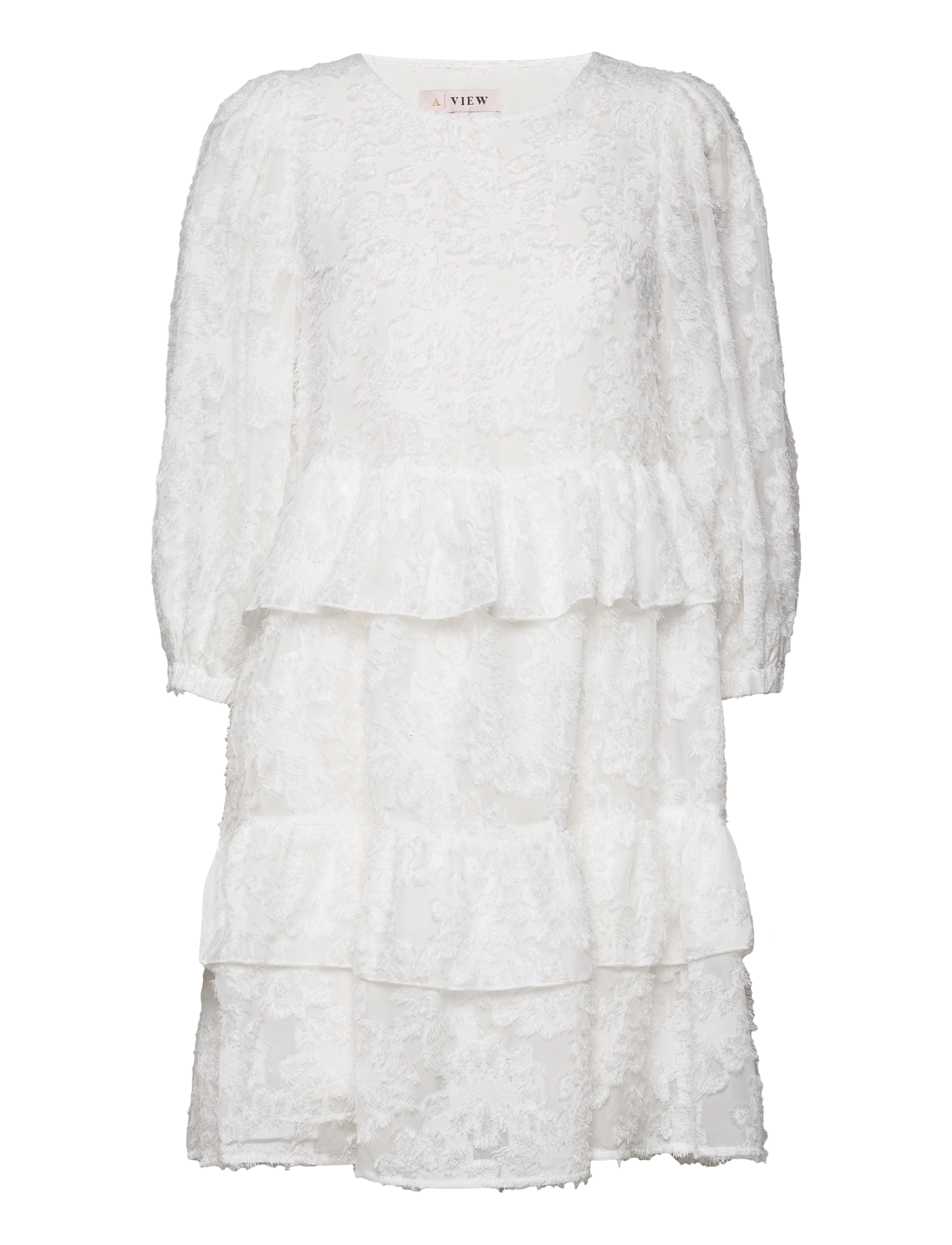 A-View Feana new dress - Klänningar - WHITE / white