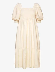 A-View - Cheri solid dress - midiklänningar - off white - 0