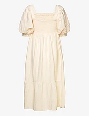 A-View - Cheri solid dress - midiklänningar - off white - 1