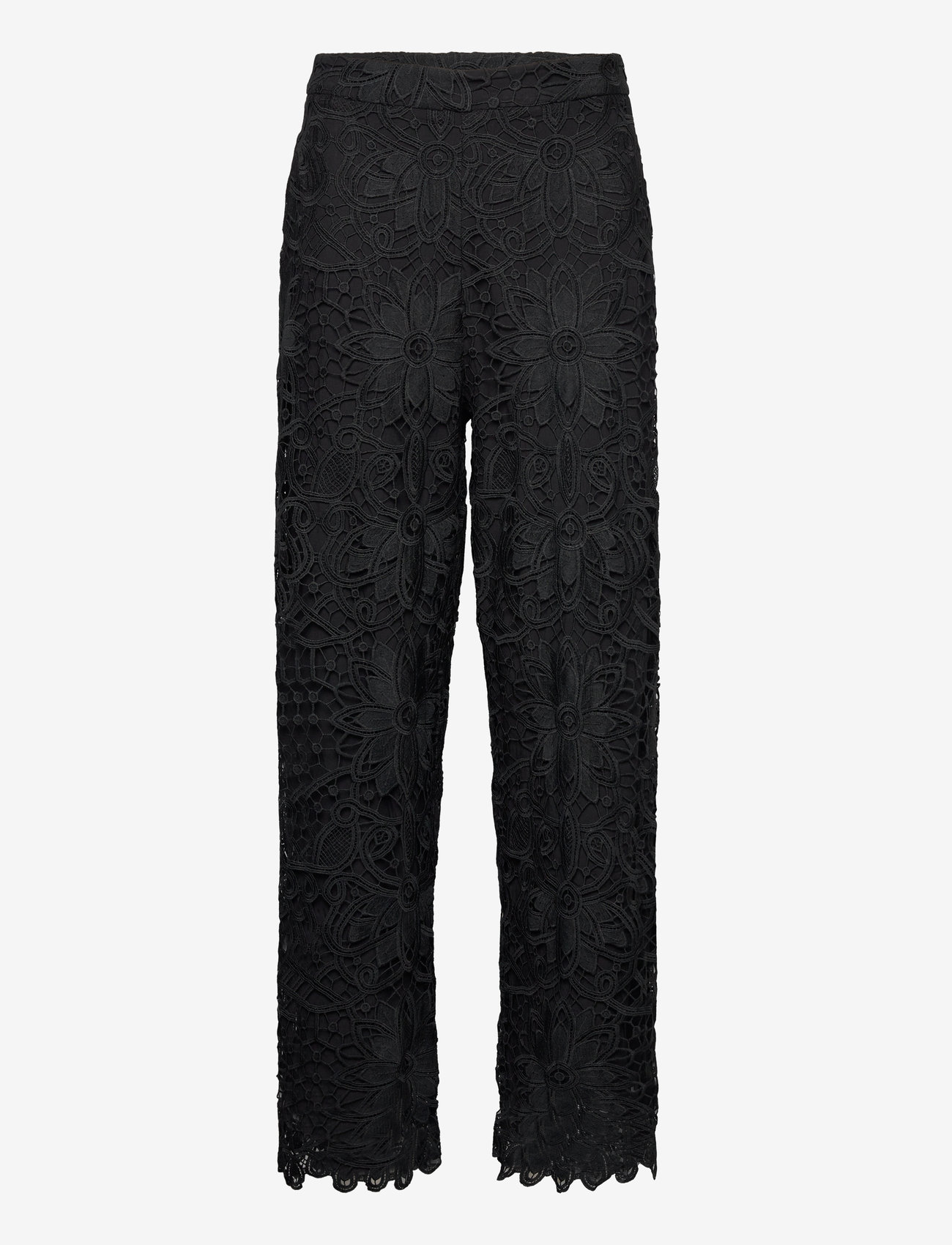 A-View - Shilla pants - laia säärega püksid - black - 0