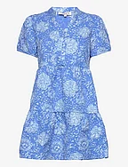 Ida short sleeve dress - BLUE