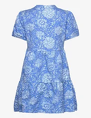 A-View - Ida short sleeve dress - kesämekot - blue - 1