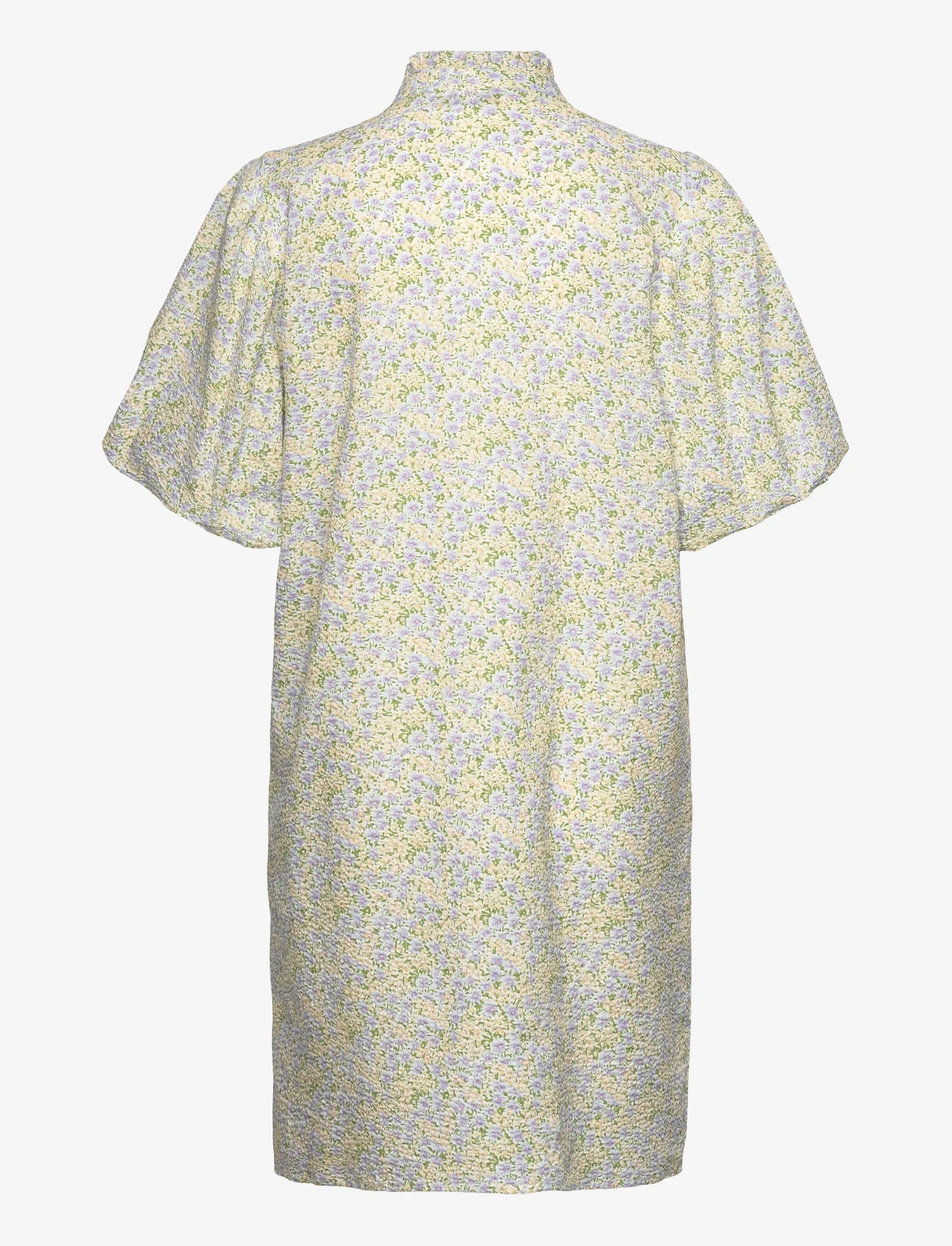 A-View - Tiffany dress - skjortklänningar - lilac/yellow - 1