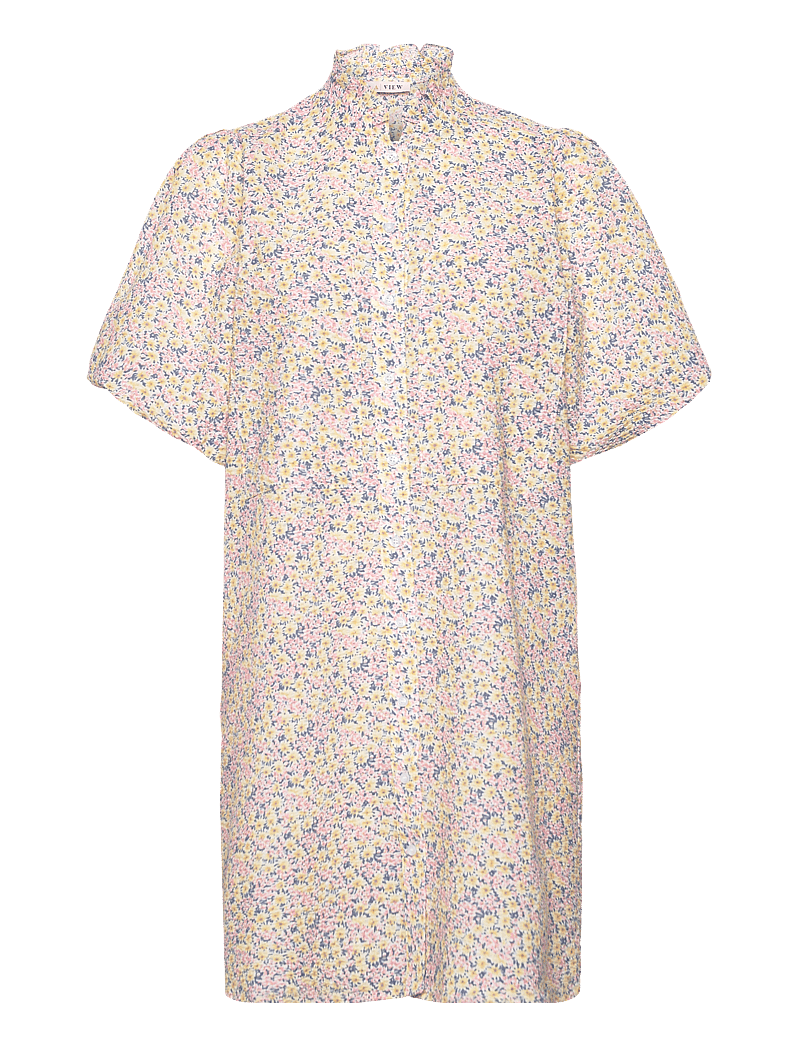 A-View - Tiffany dress - särkkleidid - rose/blue - 0