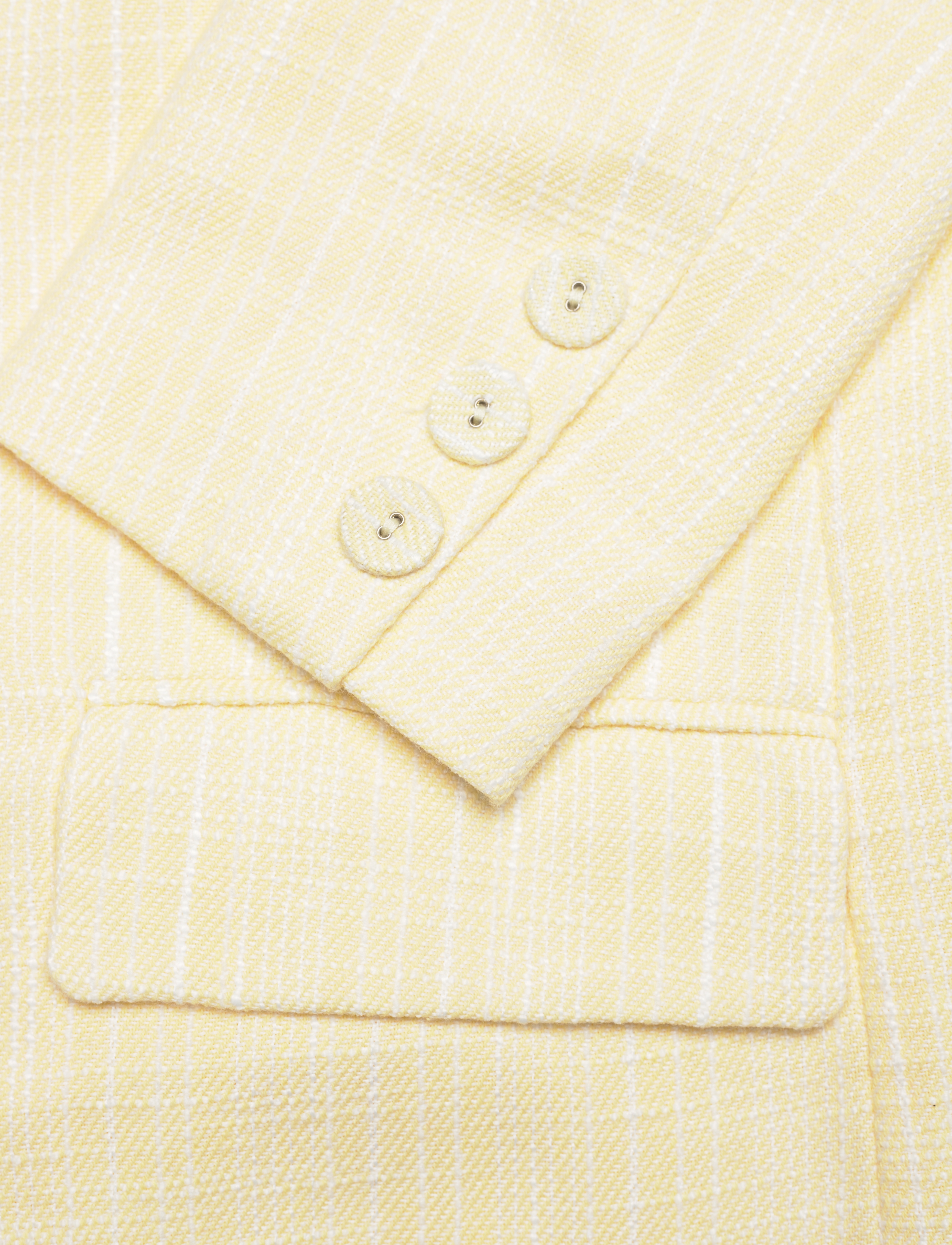 A-View - Annali bouchle blazer - pale yellow - 3