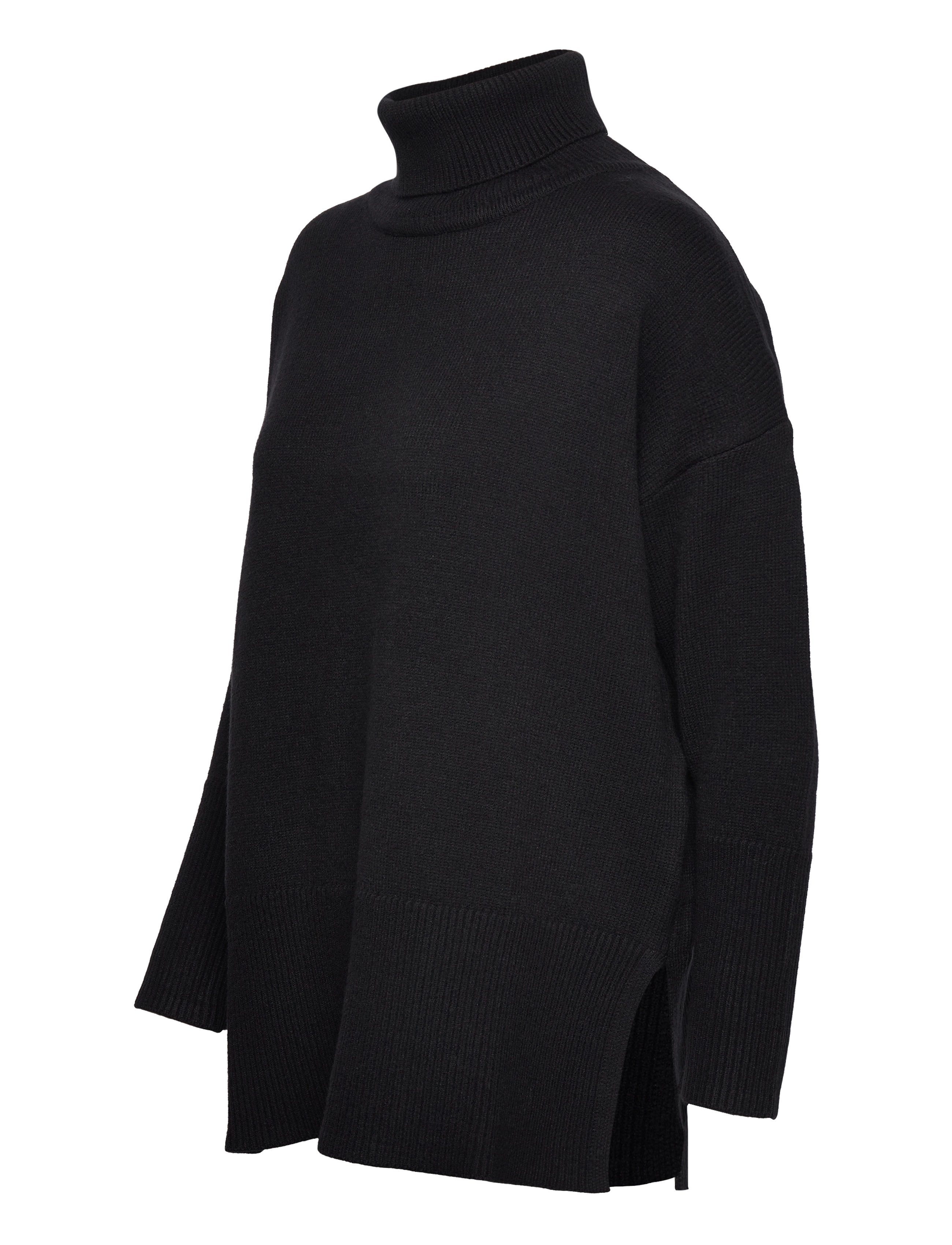 A-View - Alvena knit pullover - rollkragenpullover - black - 2