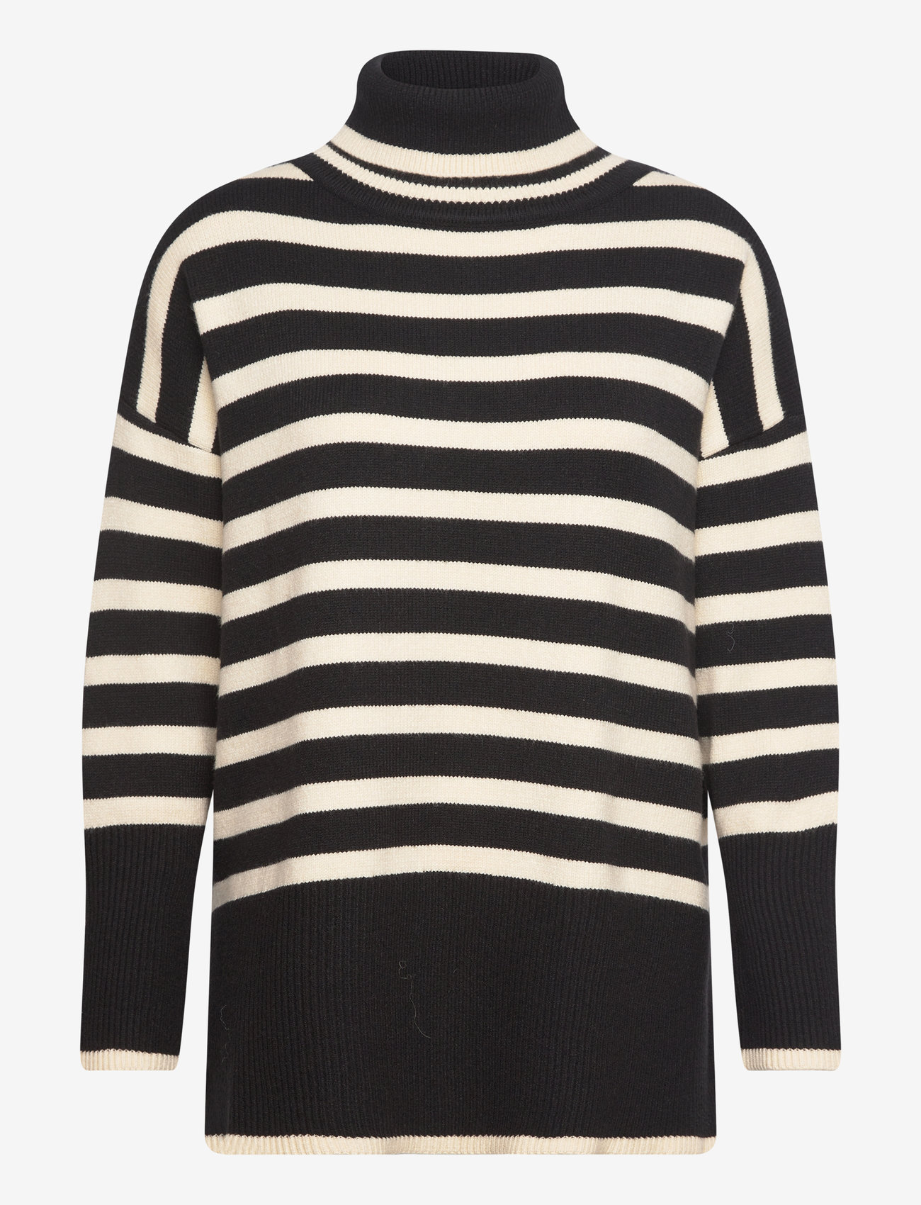 A-View - Alvena knit pullover - herbstliche kleidung - black/off white - 0