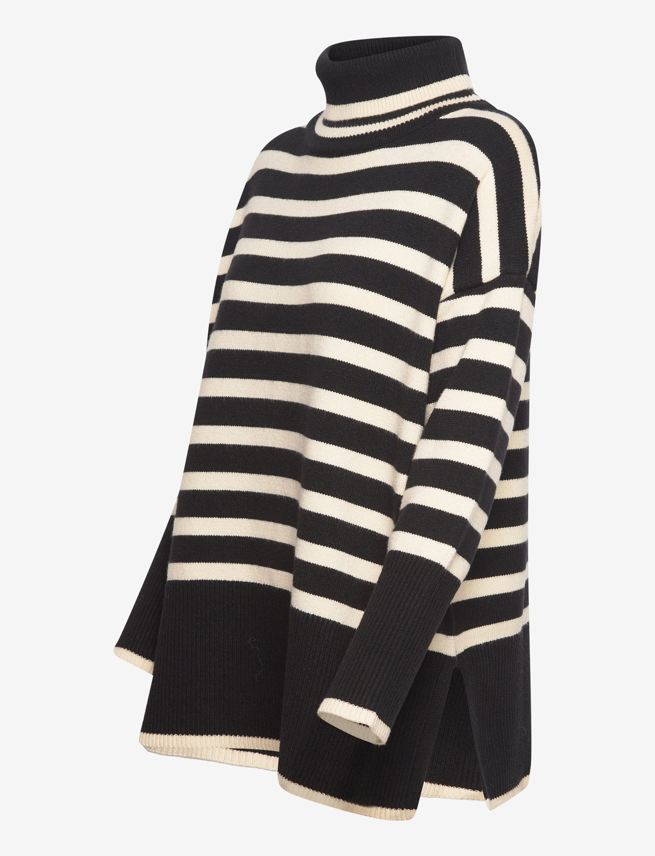 A-View - Alvena knit pullover - herbstliche kleidung - black/off white - 2