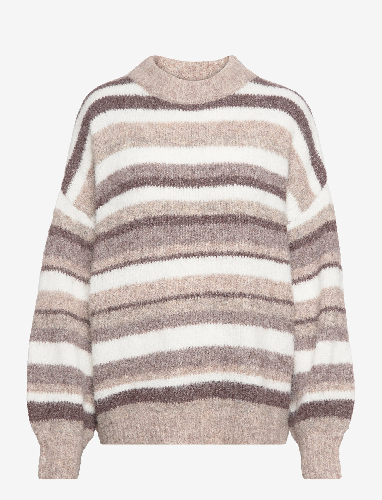 A-View - Patrisia knit pullover - laveste priser - brown/white - 1