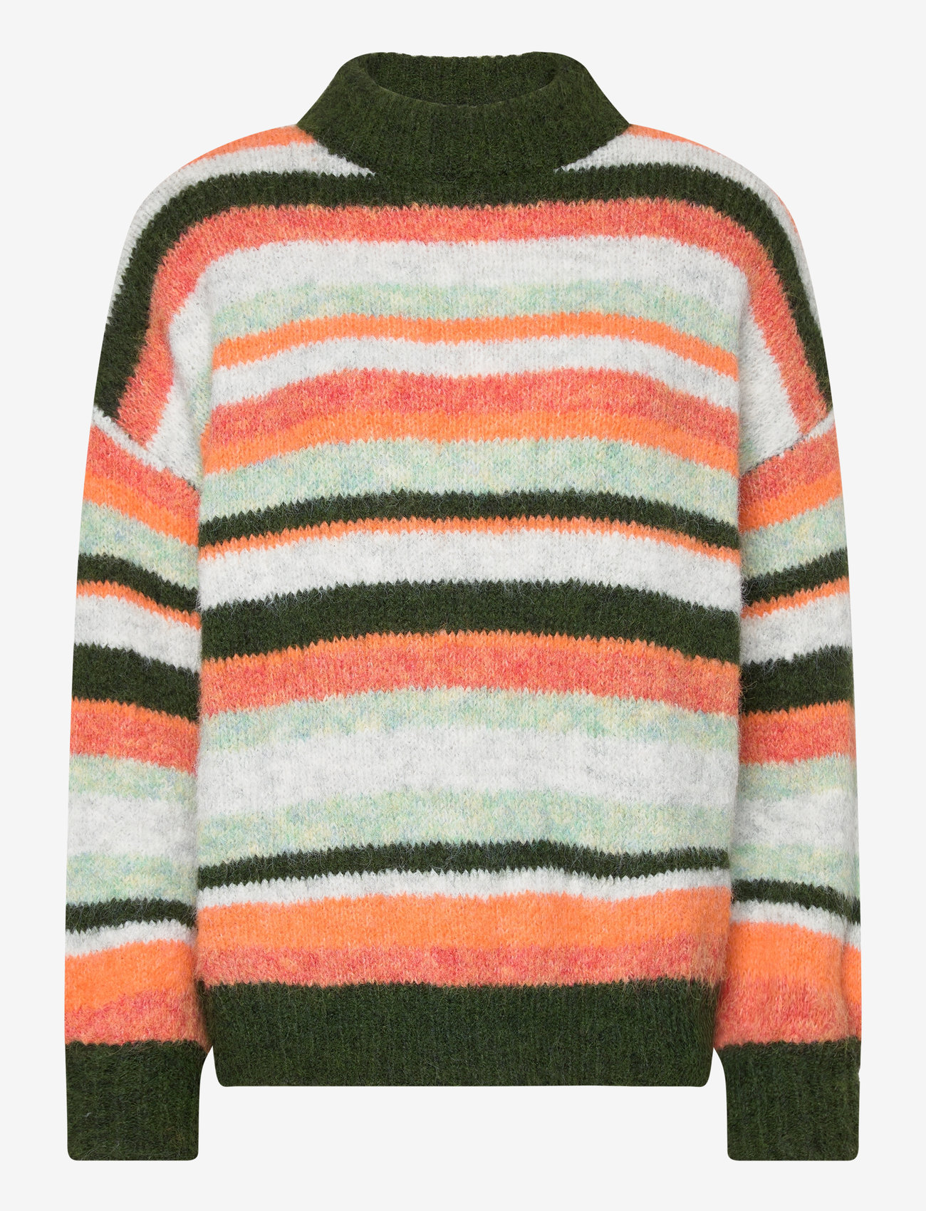 A-View - Patrisia knit pullover - herbstliche kleidung - orange/green - 0