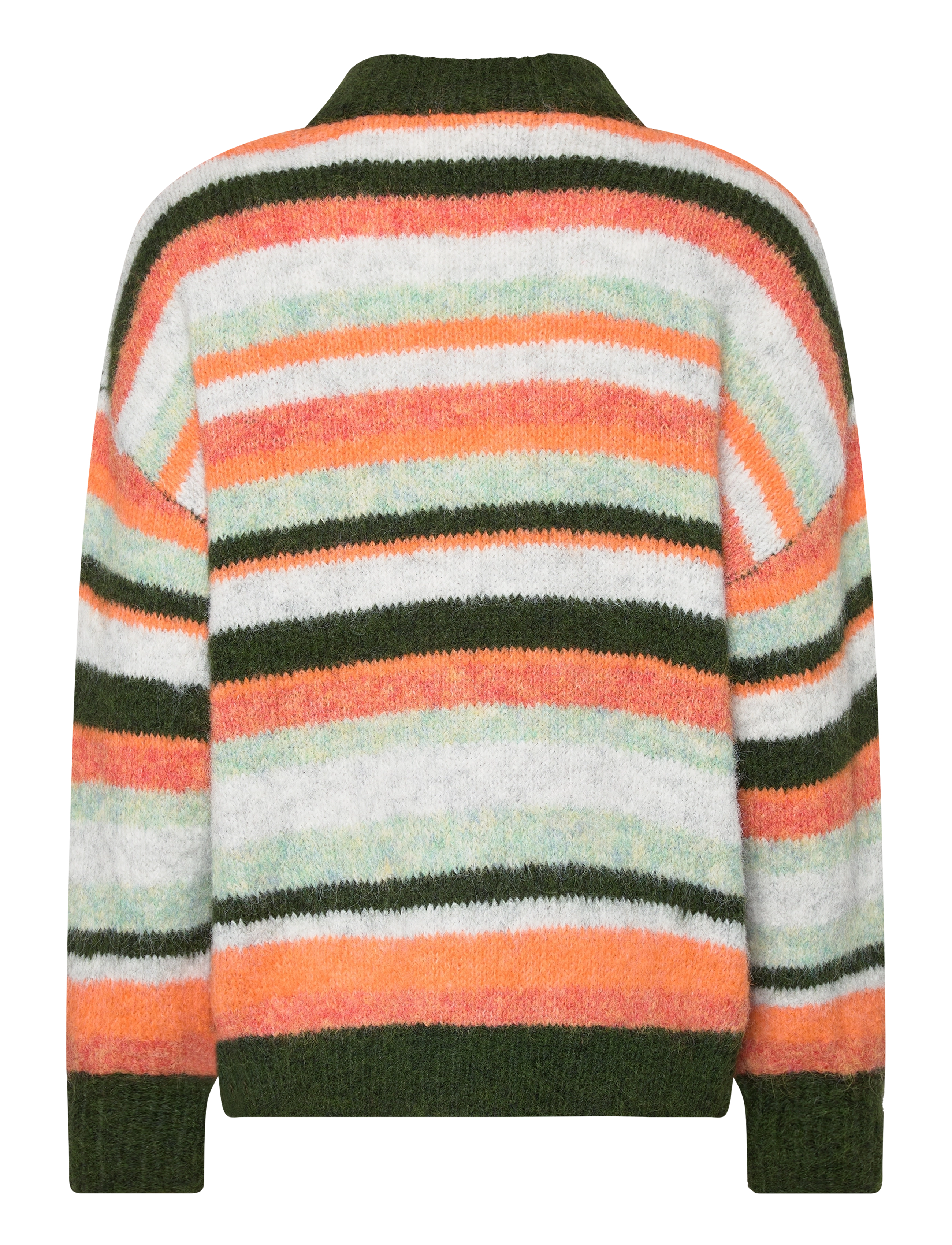 A-View - Patrisia knit pullover - pullover - orange/green - 1
