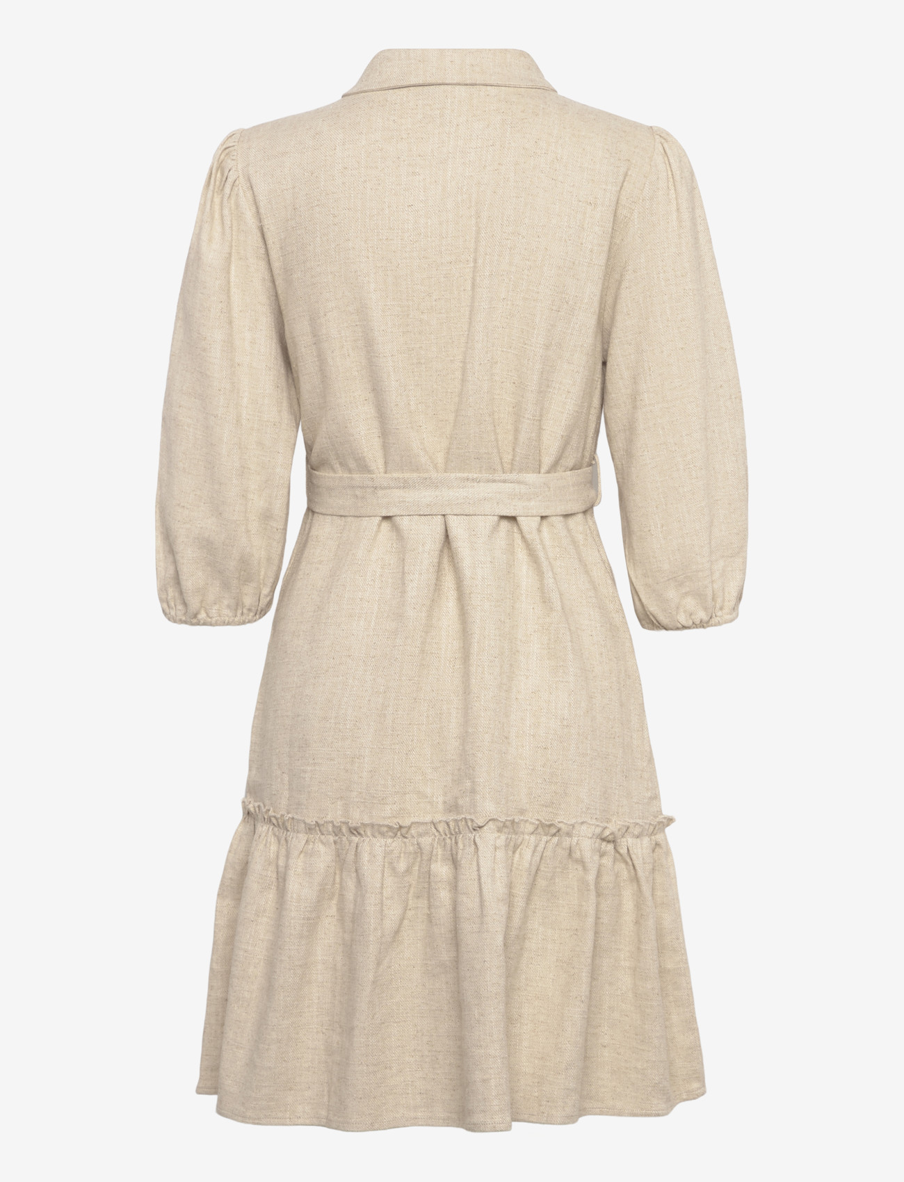 A-View - Linen dress - hemdkleider - light sand - 2