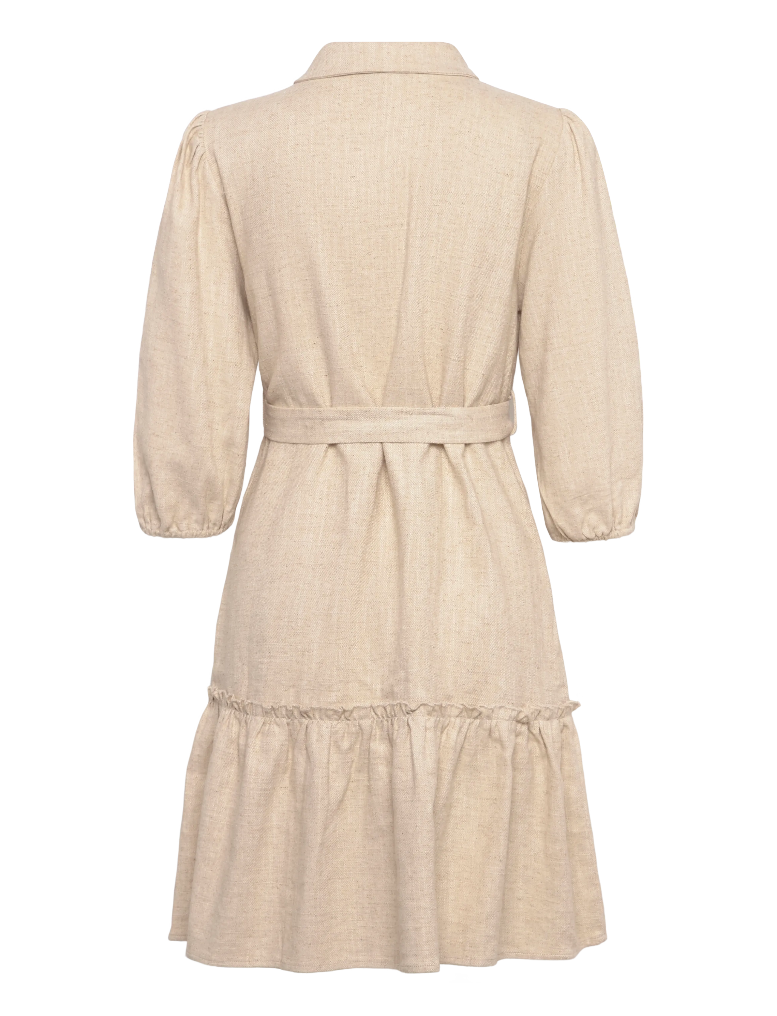 A-View - Linen dress - Īsas kleitas - light sand - 2