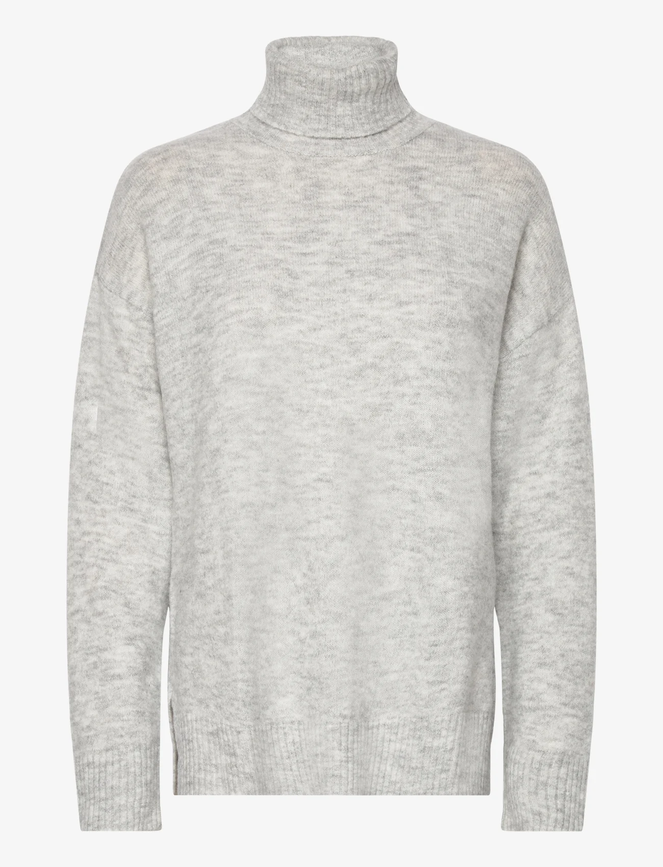 A-View - Penny roll neck pullover - polotröjor - grey - 0