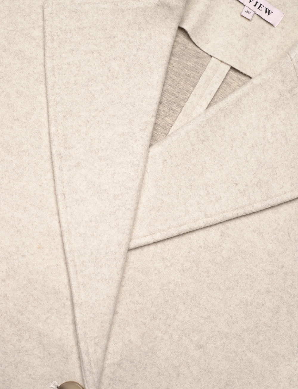 A-View - Shea coat - mantlid - sand - 2