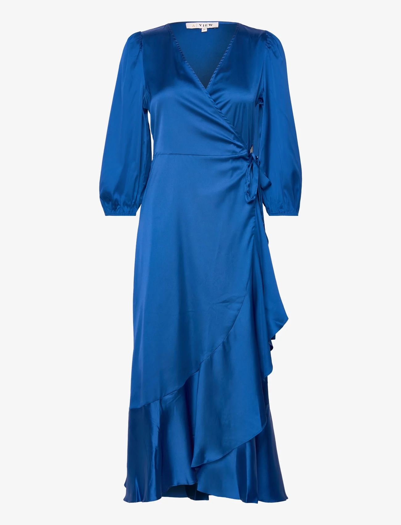 A-View - Camilja dress - kleitas ar pārlikumu - blue - 0