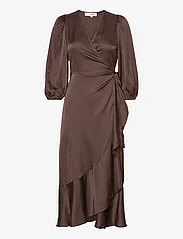 A-View - Camilja dress - wrap dresses - brown - 0