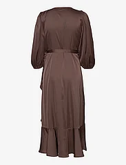 A-View - Camilja dress - omslagskjoler - brown - 1
