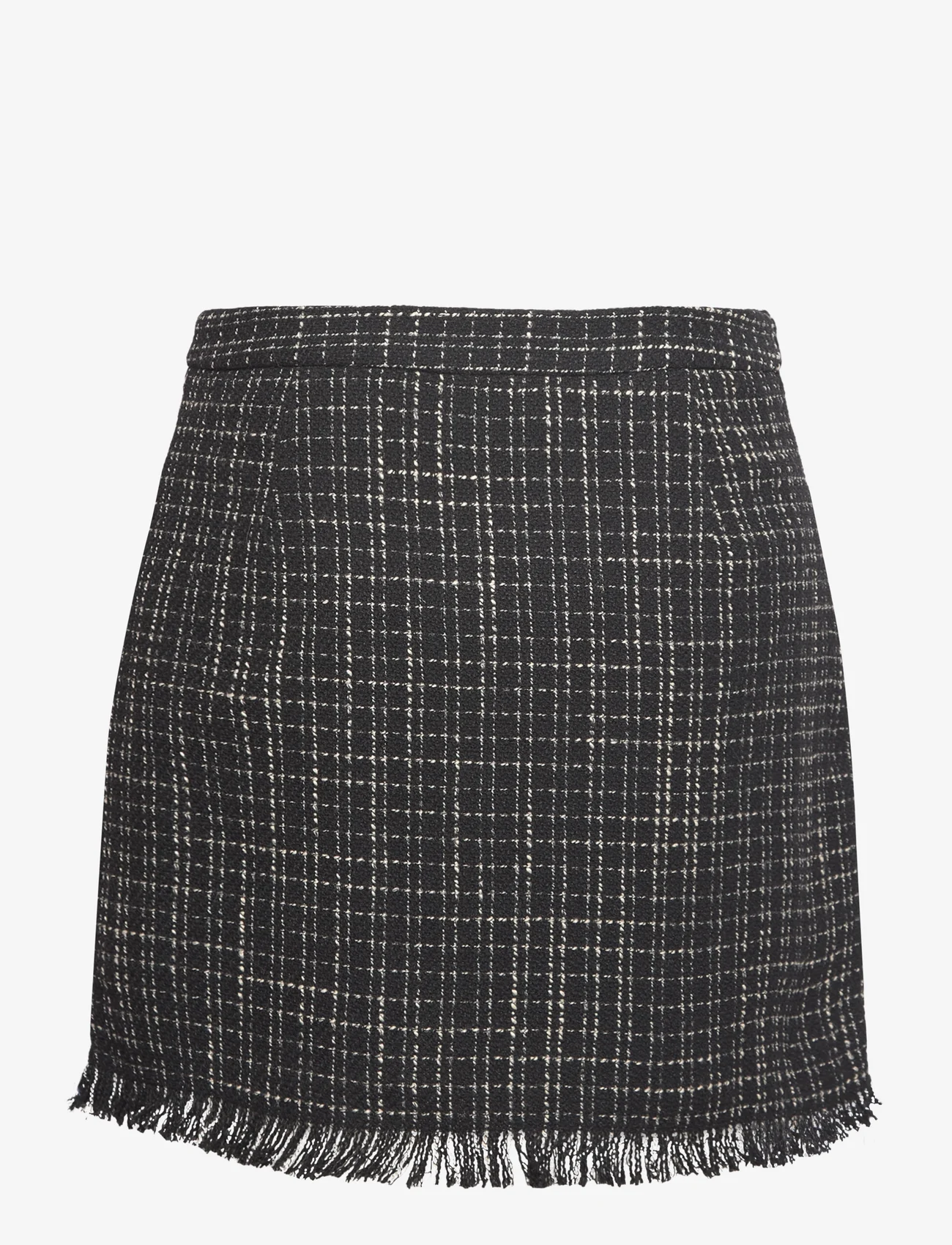 A-View - Diana boucle skirt - korte skjørt - black - 1