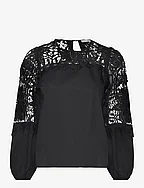Shilla new blouse - BLACK