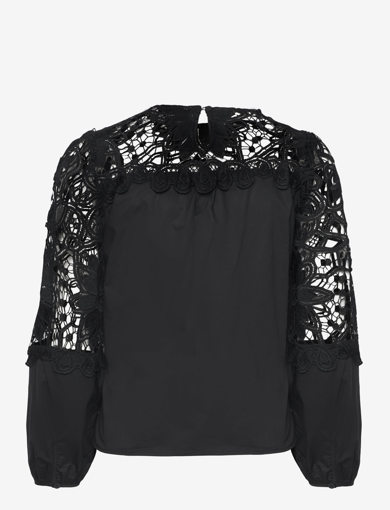 A-View - Shilla new blouse - långärmade blusar - black - 1