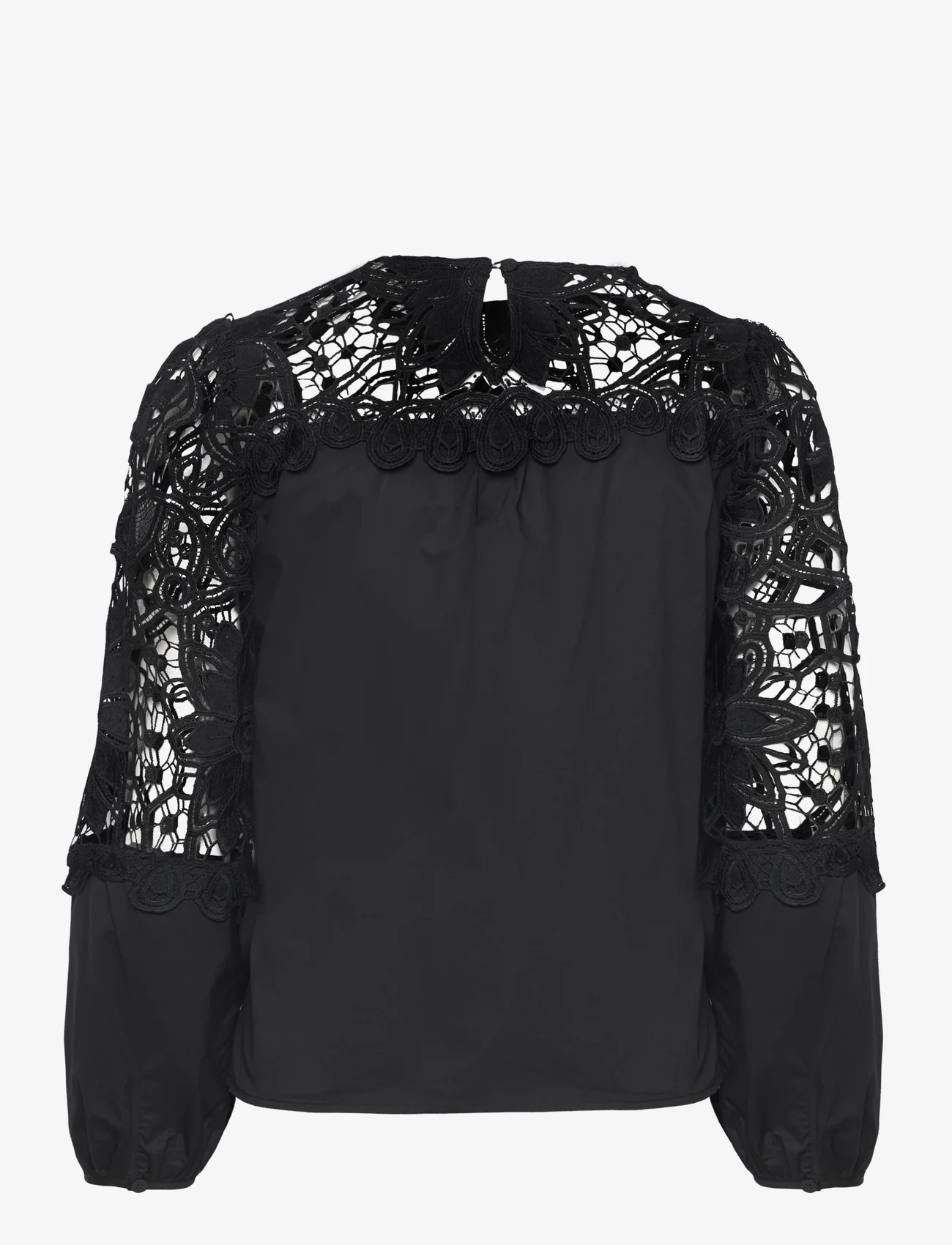 A-View - Shilla new blouse - palaidinės ilgomis rankovėmis - black - 1