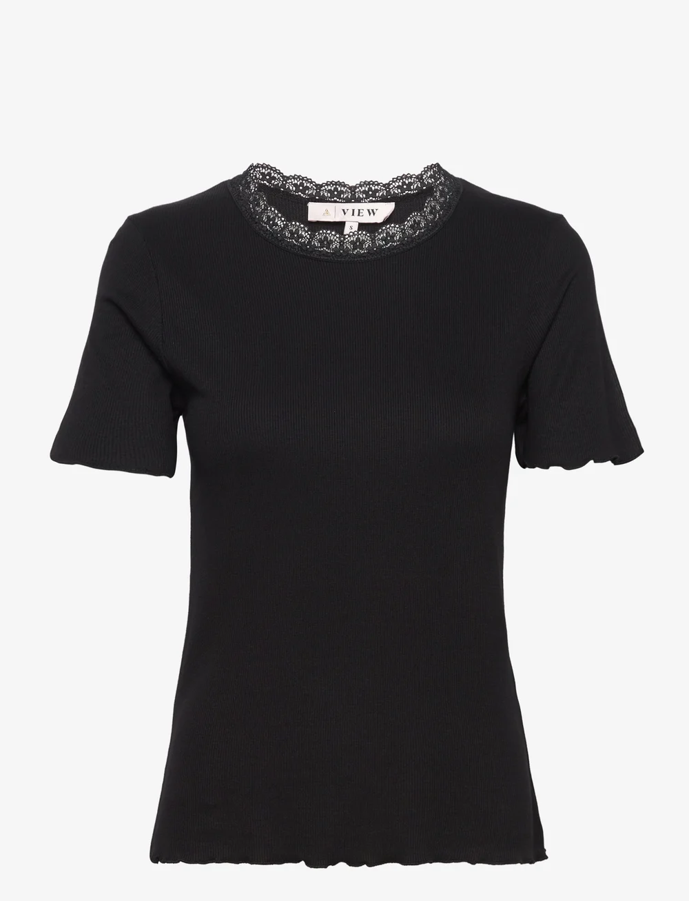 A-View - Florine ss top - t-shirts - black - 0