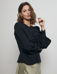 A-View - Selene blouse - langärmlige blusen - black - 2