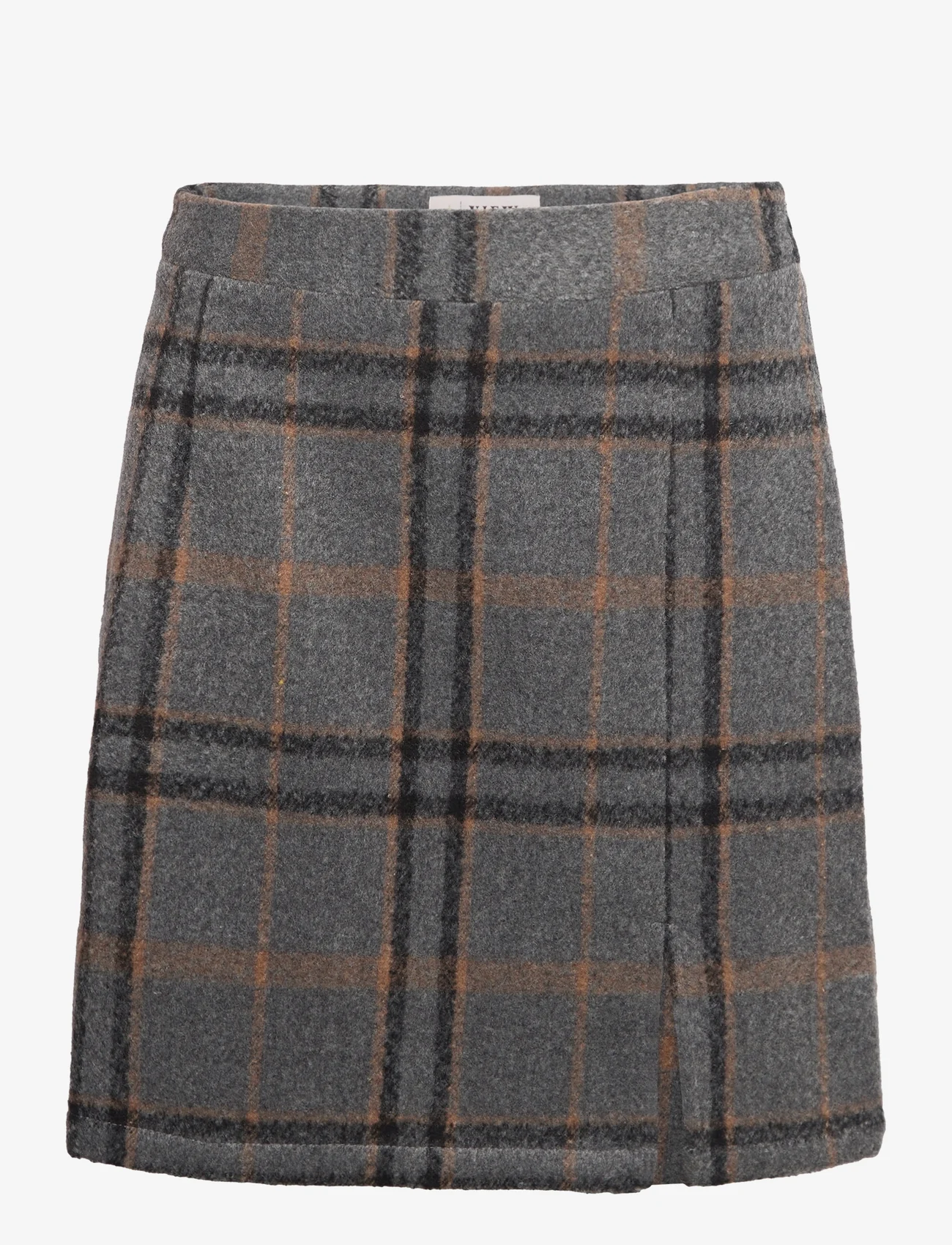 A-View - Annali check skirt - trumpi sijonai - grey - 0