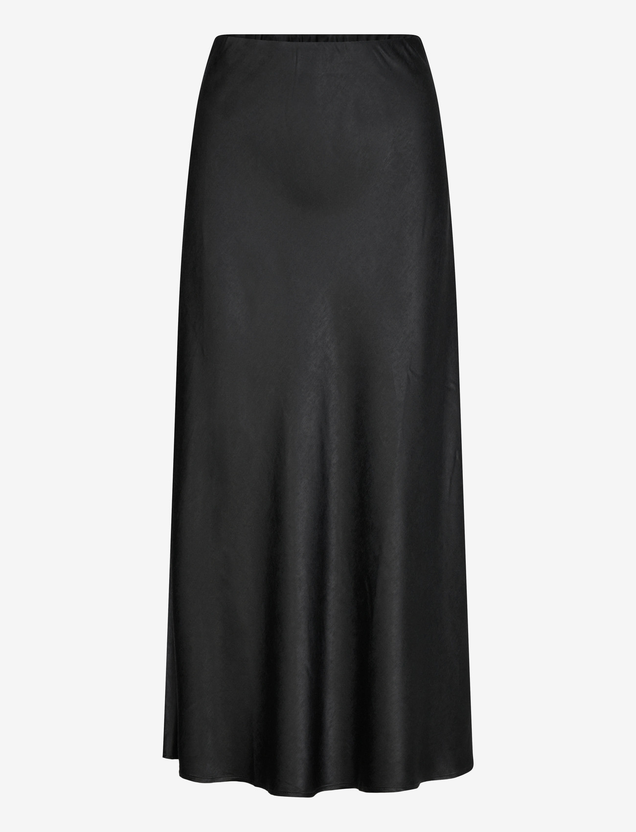 A-View - Carry sateen skirt - satin skirts - 999 black - 0
