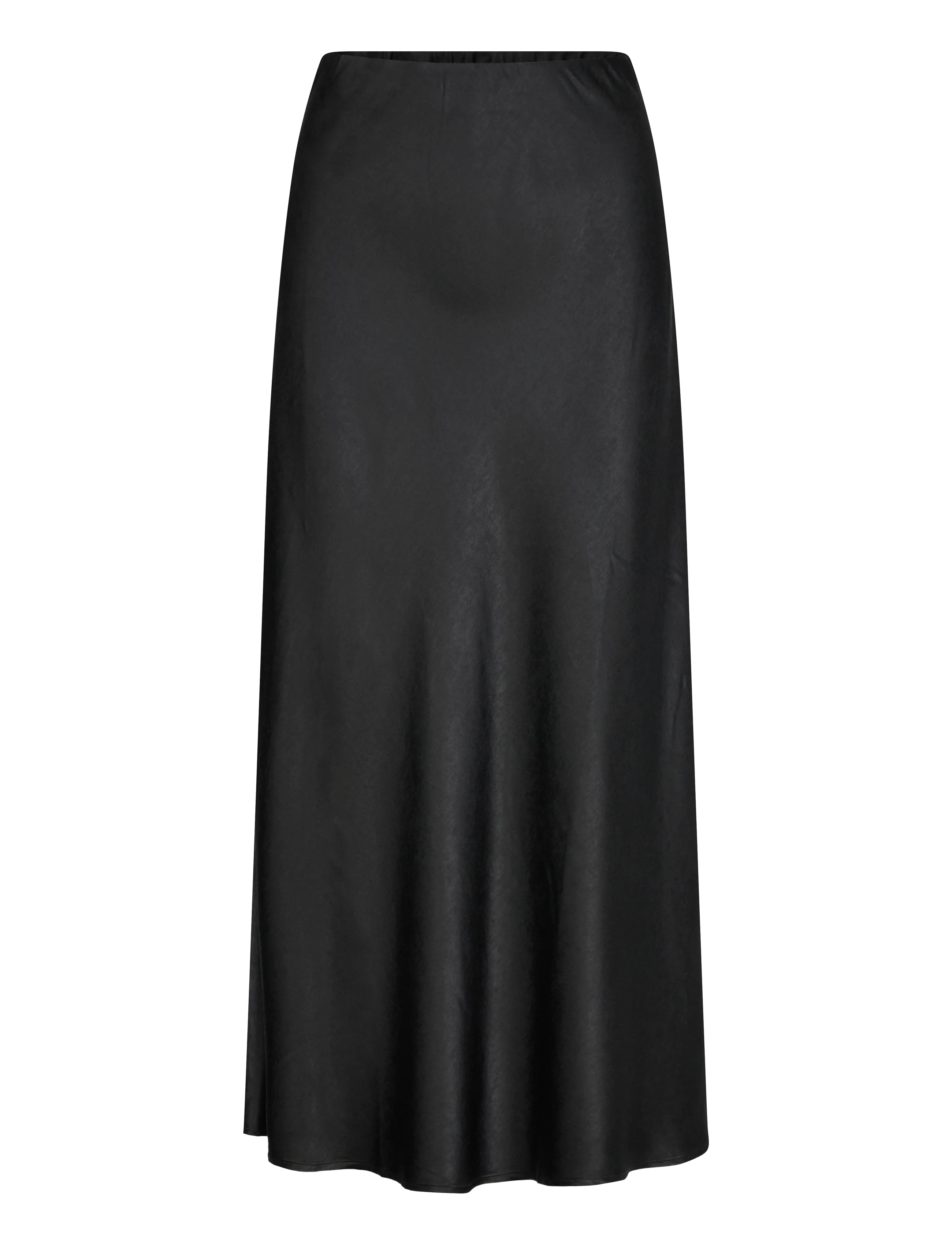 A-View Carry sateen skirt - Nederdele - 999 BLACK / black