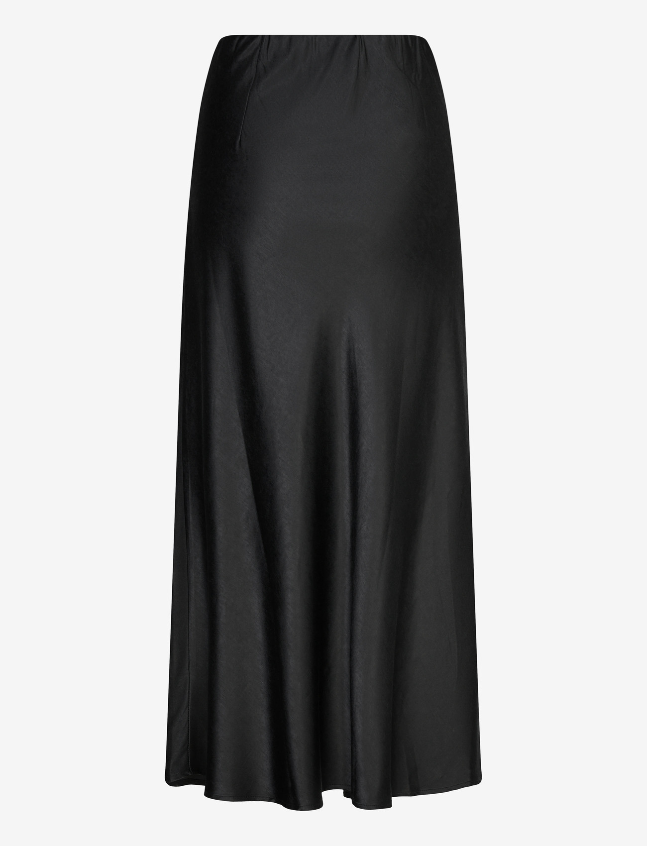 A-View - Carry sateen skirt - satin skirts - 999 black - 1