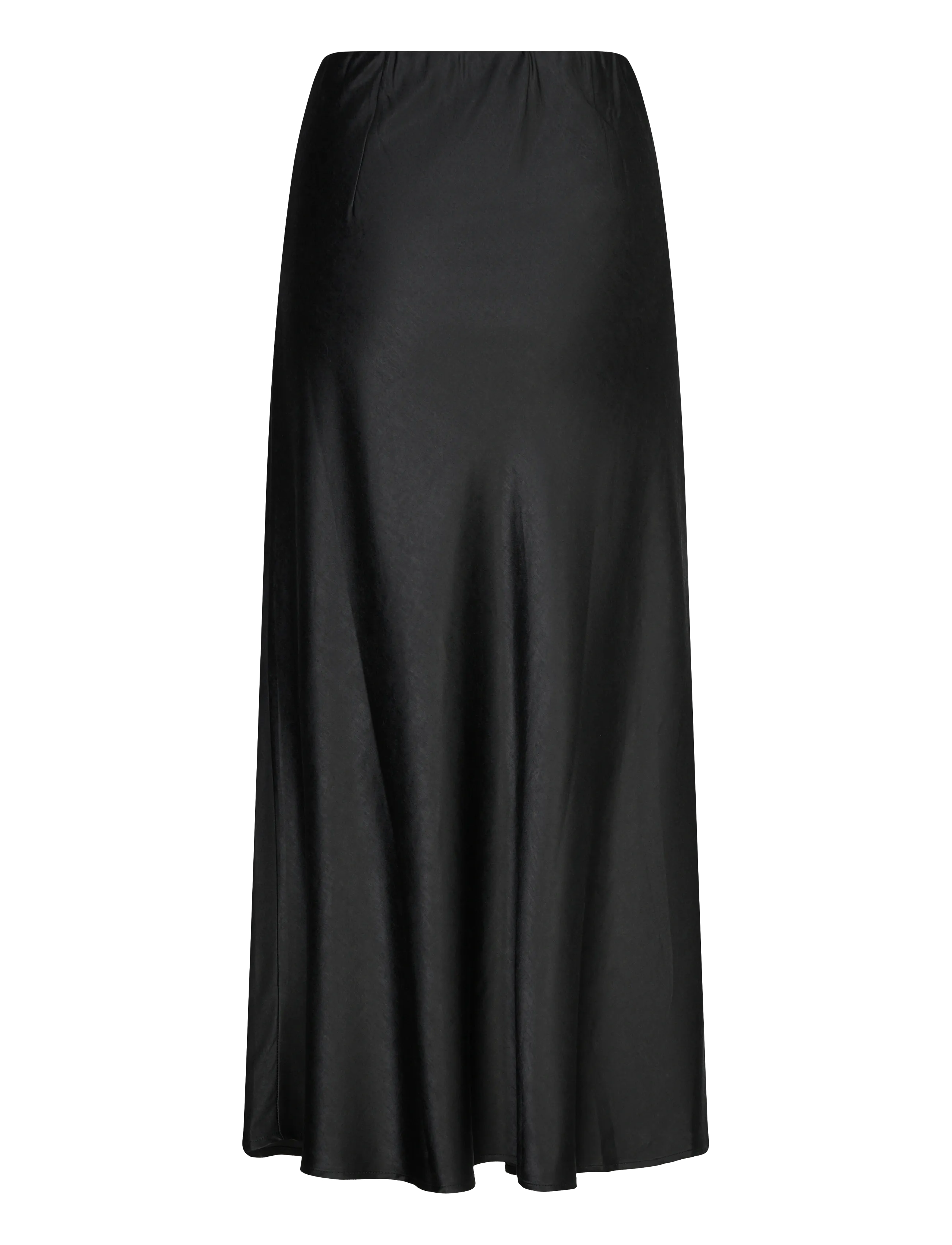 A-View - Carry sateen skirt - satin skirts - 999 black - 1