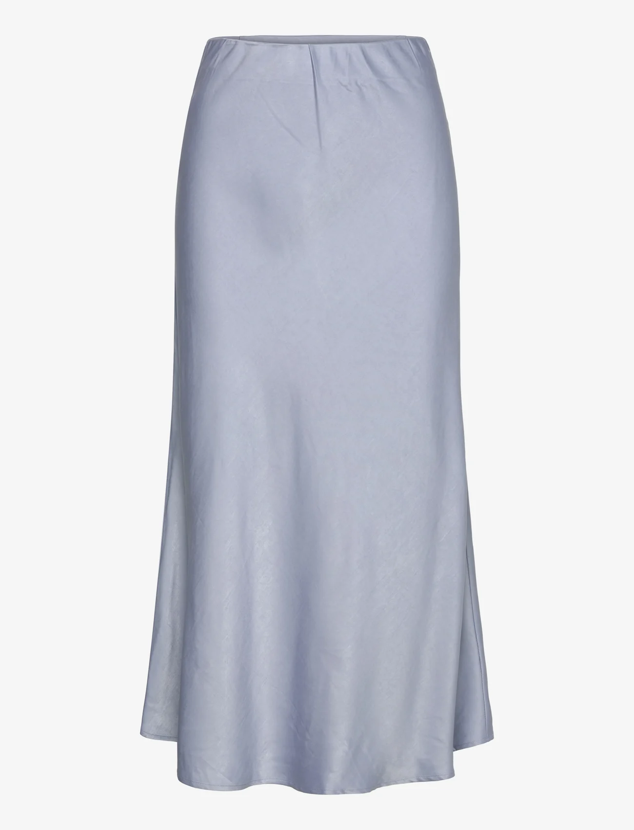 A-View - Carry sateen skirt - satinkjolar - blue - 0