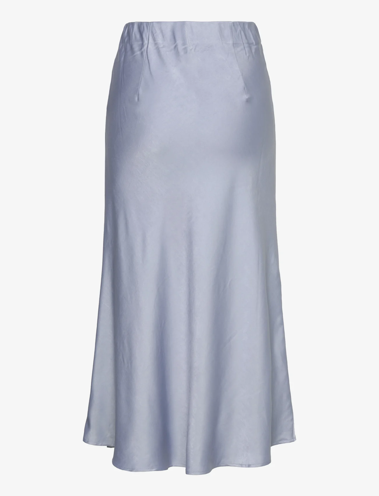 A-View - Carry sateen skirt - satin skirts - blue - 1