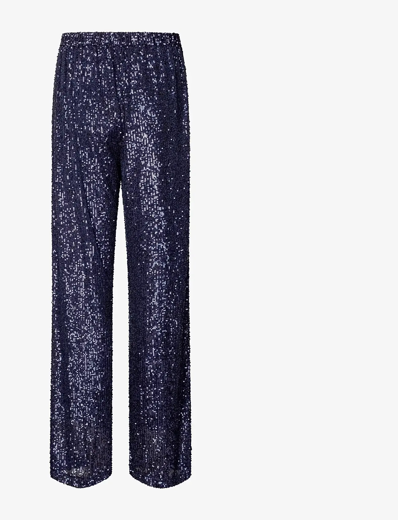 A-View - Alexi sequin pants - straight leg hosen - 699 navy - 3