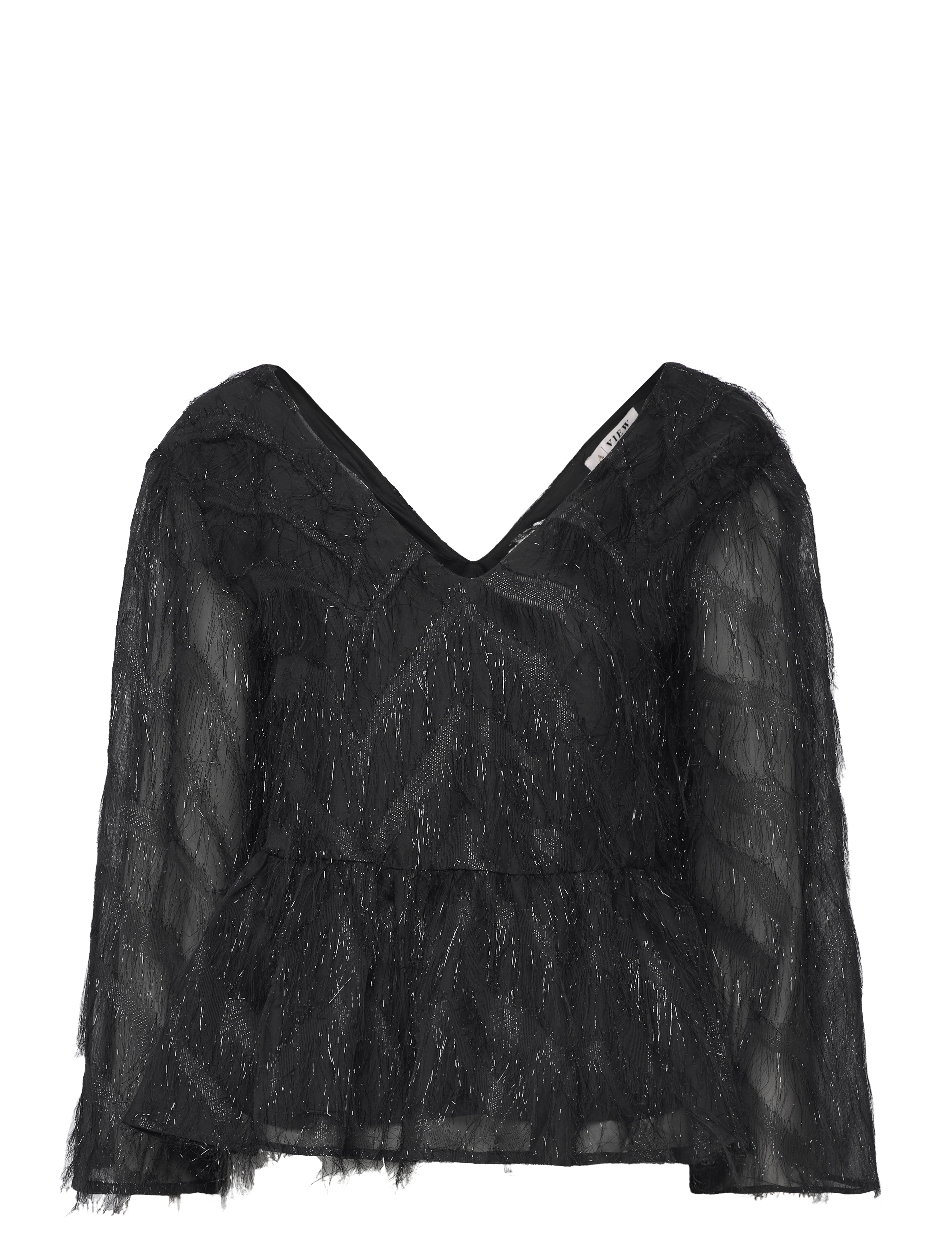 A-VIEW Elina New Bluse Schwarz - 36 - Damen