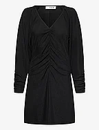 Eva short dress - BLACK