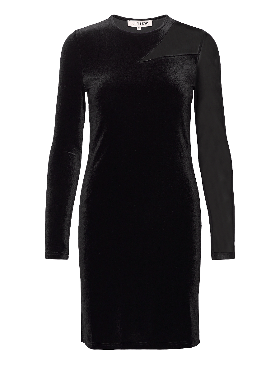A-View - Ada dress - midiklänningar - black - 0