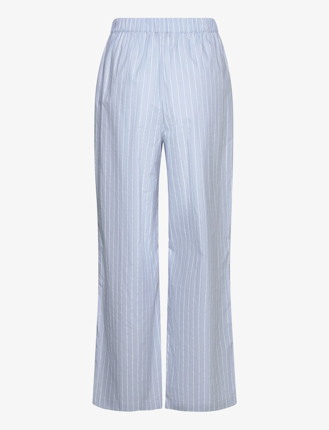 A-View - Brenda pants - leveälahkeiset housut - blue stripe - 1