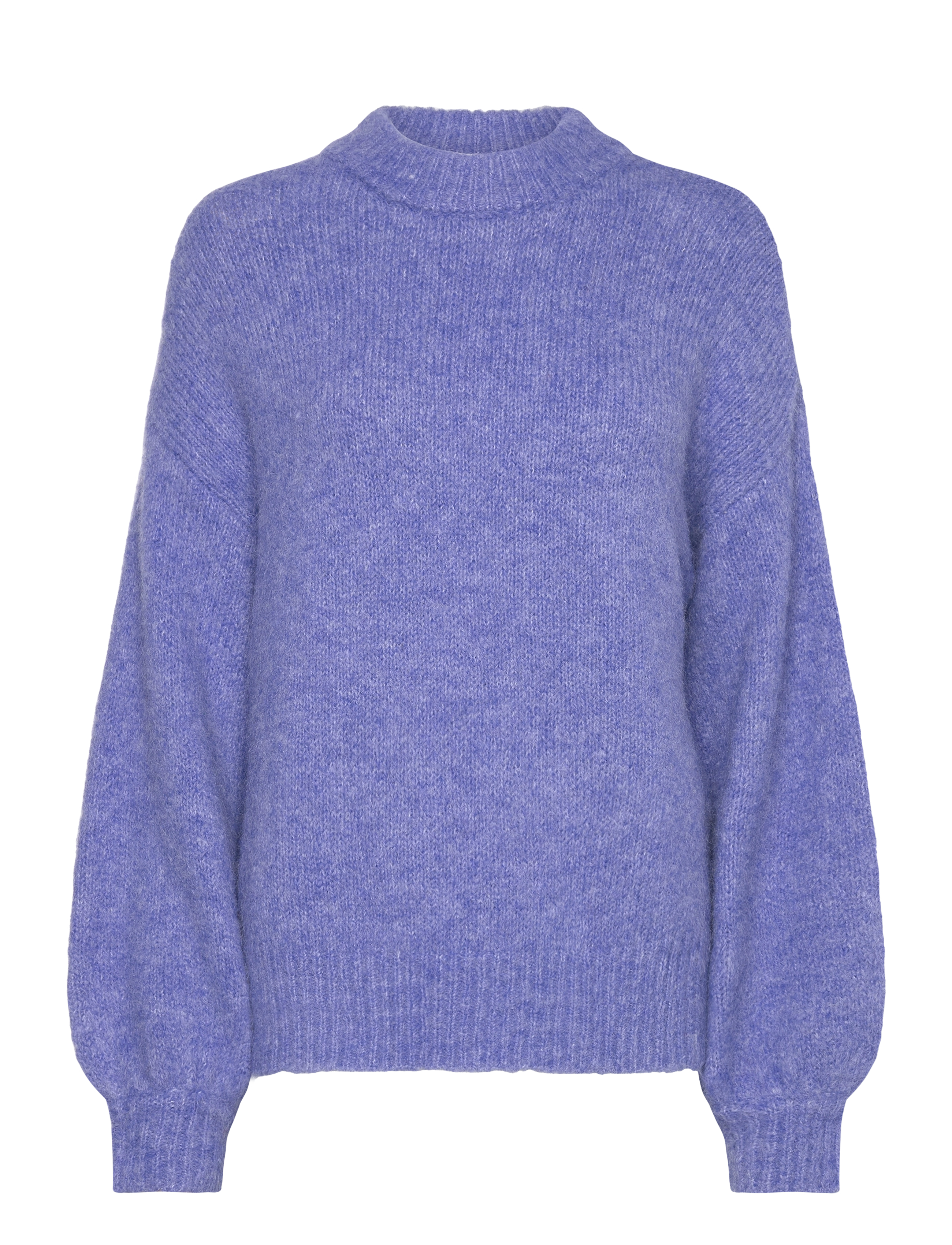 Patrisia solid knit pullover - BLUE