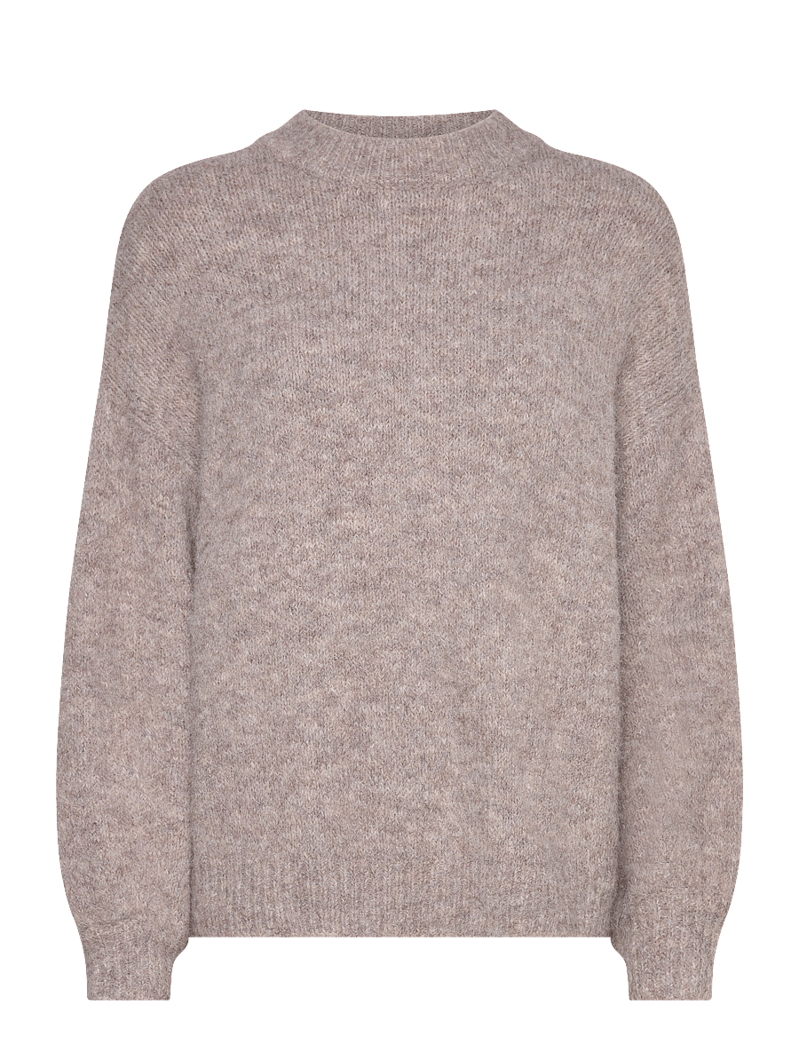 A-View - Patrisia solid knit pullover - pullover - brown - 0
